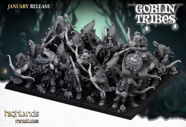 Swamp Goblin archers - Archers Gobelin de la Nuit - Highlands Miniatures