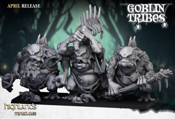 Swamp Trolls - Trolls des marais - Highlands Miniatures