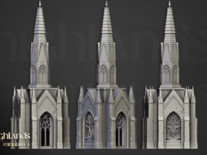 NECROMANCER_CHAPEL - Highlands Miniatures - Chapelle du Nécromancien