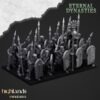 ANCIENT_SKELETONS_WITH_SPEARS - Highlands Miniatures - Lanciers squelettes