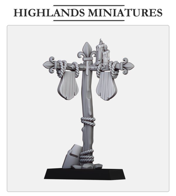 Small medieval post - Highlands Miniatures