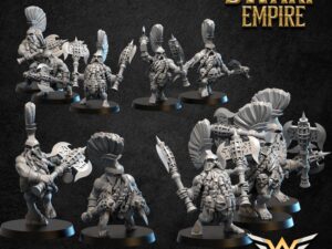 Dwarf Empire Guard of Flame White Angel Miniatures