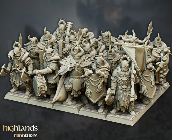 Varyag Warriors - Highlands Miniatures - Guerriers du Chaos