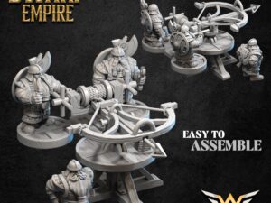 Dwarf Ballista - Dwarf Empire - White Angel Miniatures - Baliste Naine