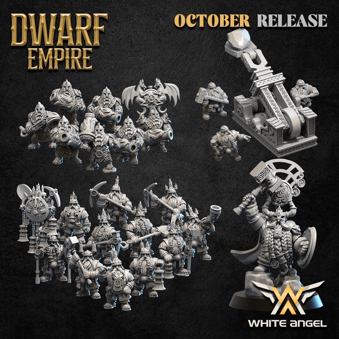 Preview Octobre - White Angel Miniatures - Dwarf Empire