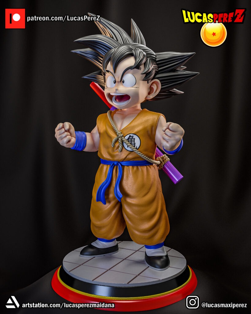 Kid Goku - Lucas Perez Studio