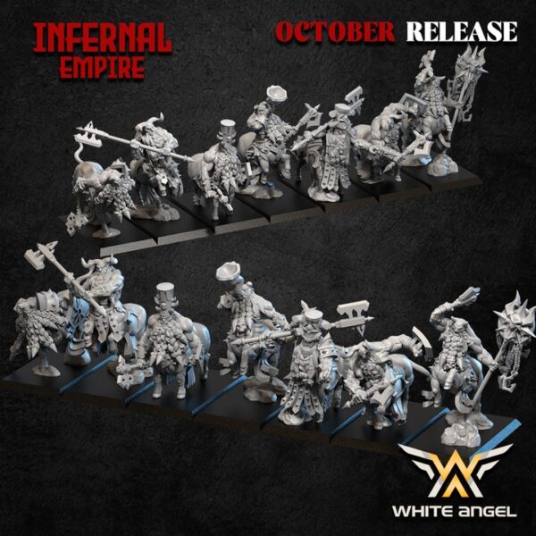 INFERNAL EMPIRE - INFERNAL CENTAUR - White Angel Miniatures