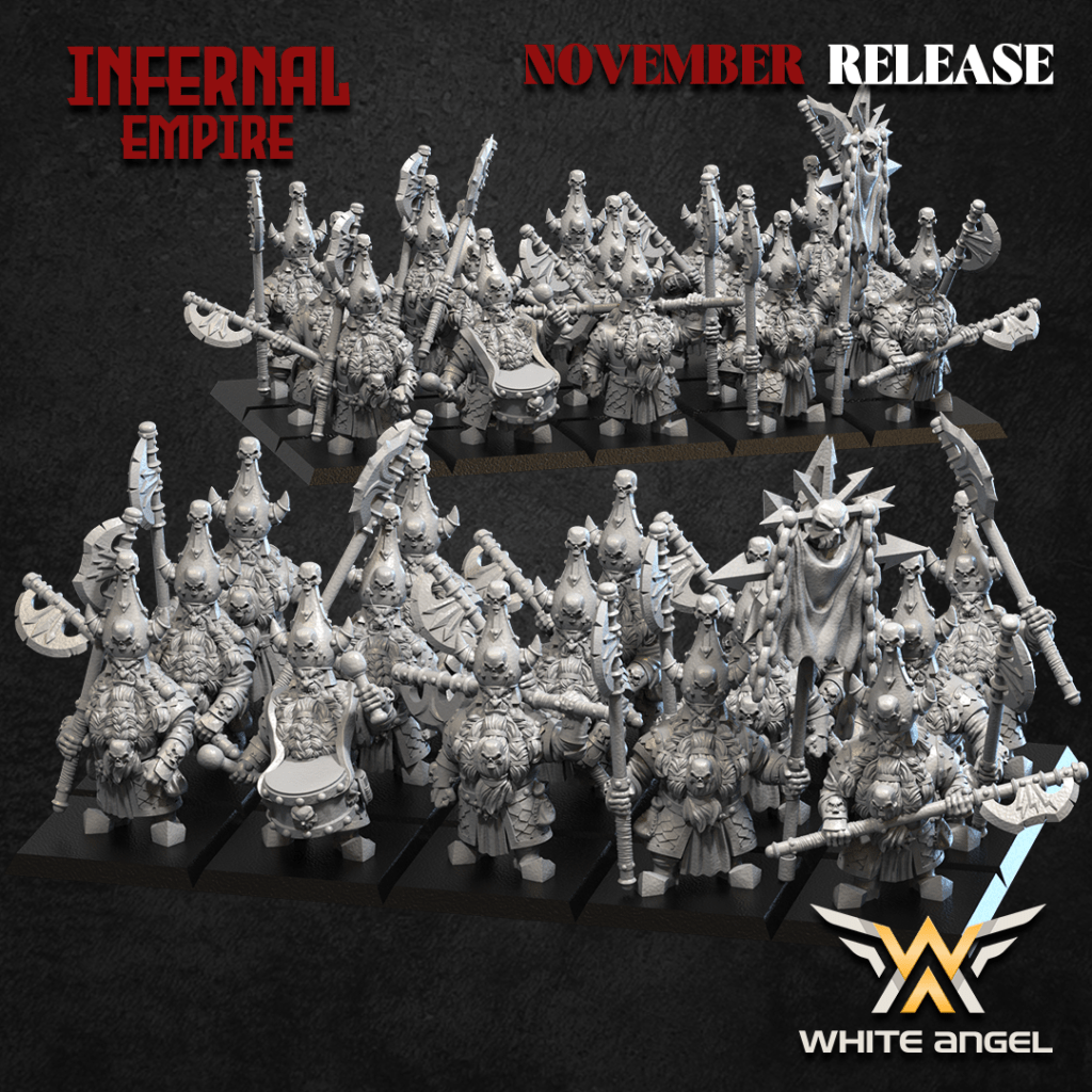 Infernal Halberdiers - White Angel Miniatures