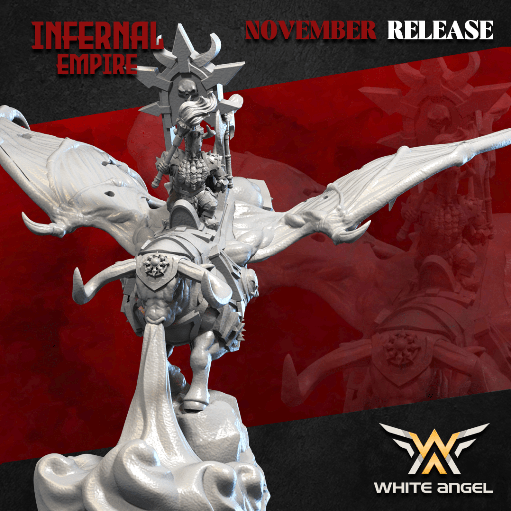 INFERNAL MOUNTED COMMANDER - White Angel Miniatures