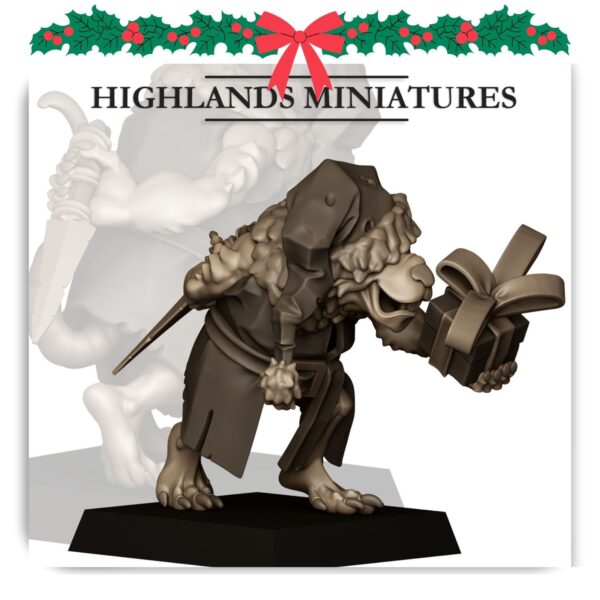 Santa Rat - Highlands Miniatures