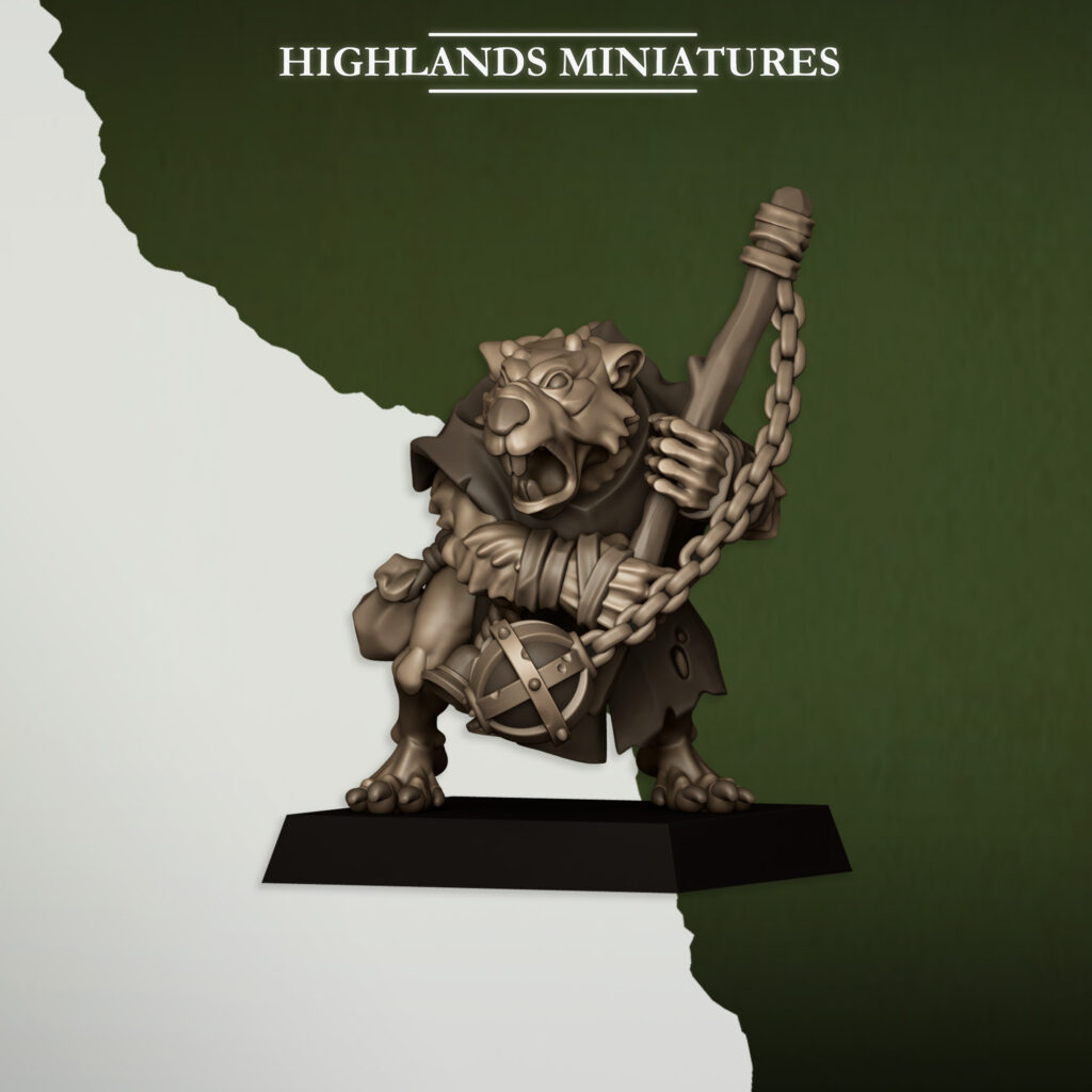 Vermin Acolyte Censer Highlands Miniatures - encenseurs à peste