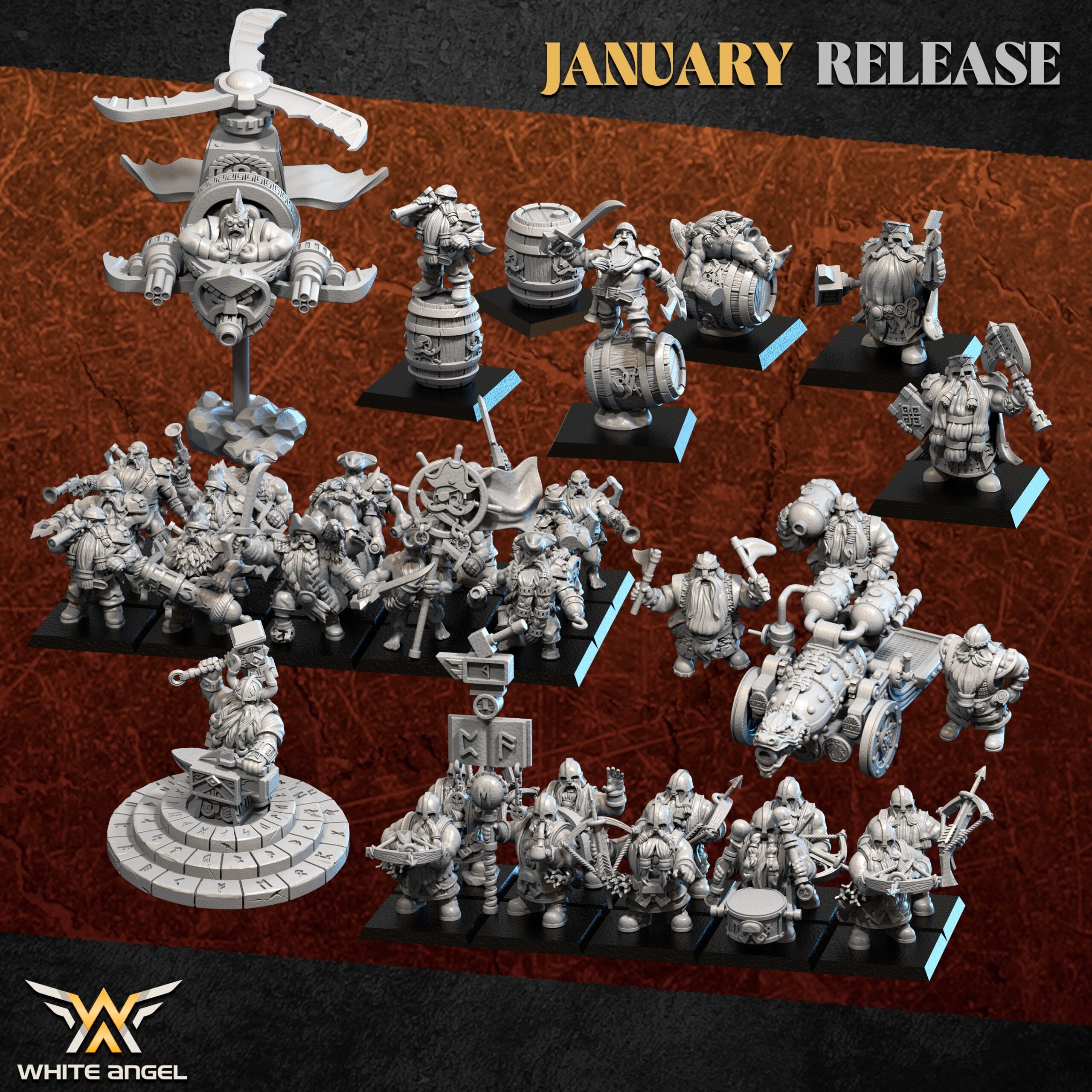 White Angel Miniatures Complet Janvier 2025